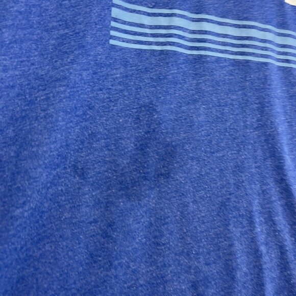 Hurley Skate Graphic T Shirt Men XXL Tie Dye Blue Baggy Fit Y2K Loose Blue Read - Picture 6 of 16